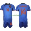 Maillot de Supporter Pays-Bas Davy Klaassen 14 Extérieur Coupe du Monde 2022 Pour Enfant